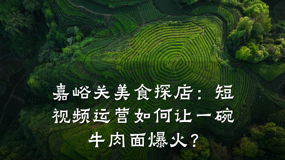 嘉峪关美食探店:短视频运营如何让一碗牛肉面爆火?