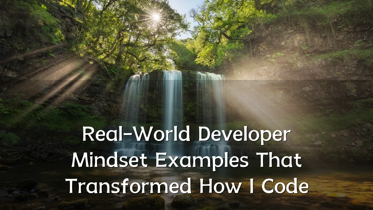 Real-World Developer Mindset Examples That Transformed How I Code