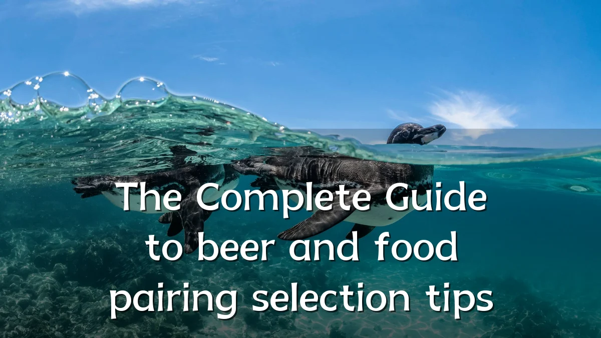 The Complete Guide to beer and food pairing selection tips