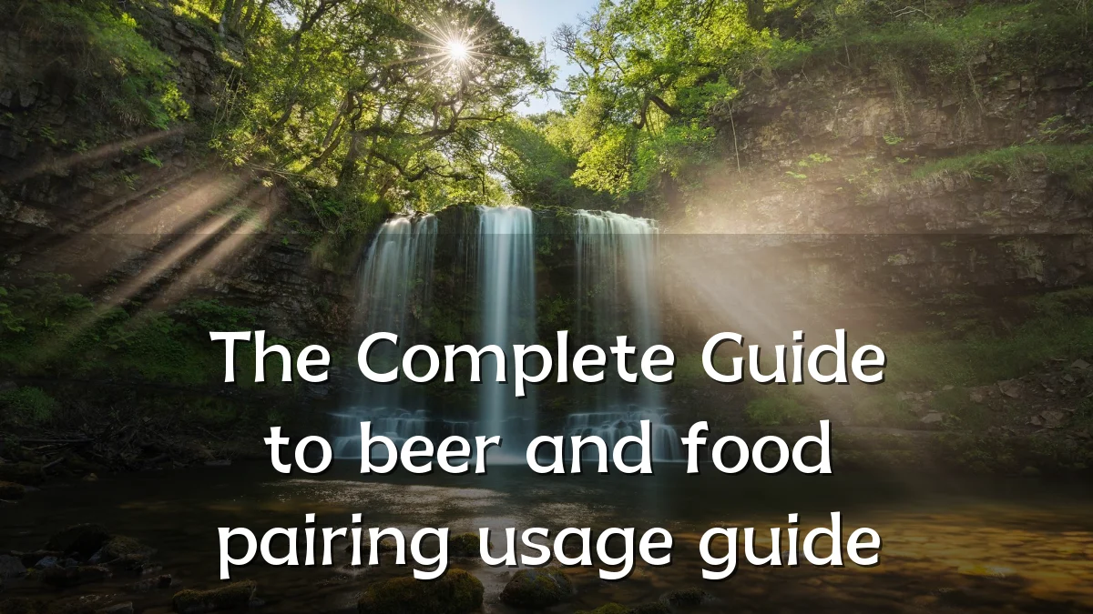 The Complete Guide to beer and food pairing usage guide