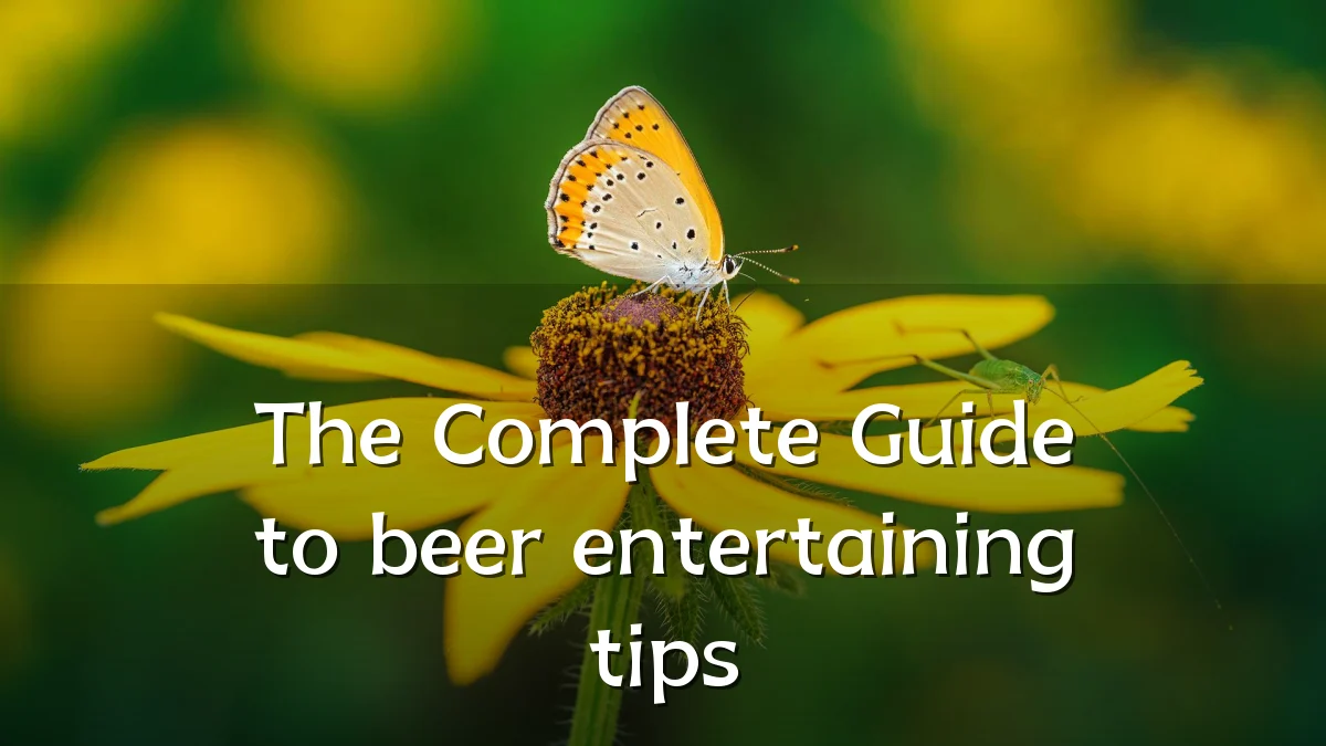 The Complete Guide to beer entertaining tips