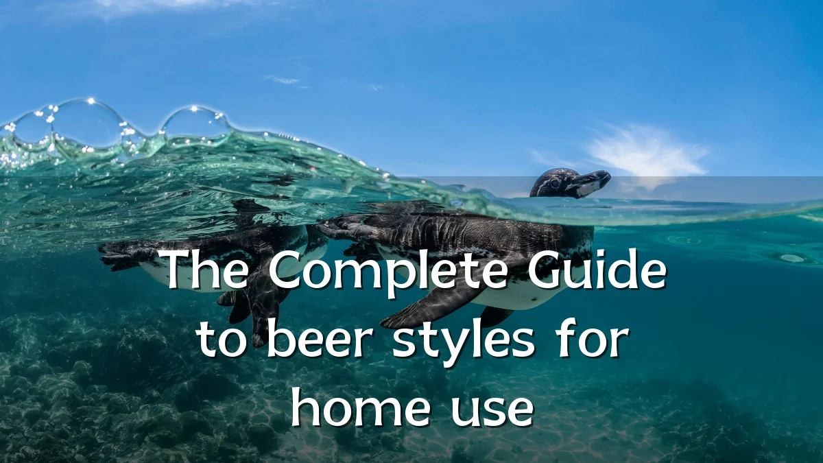 The Complete Guide to beer styles for home use