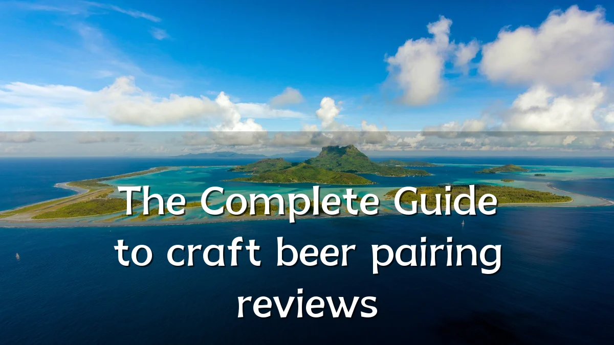 The Complete Guide to craft beer pairing reviews