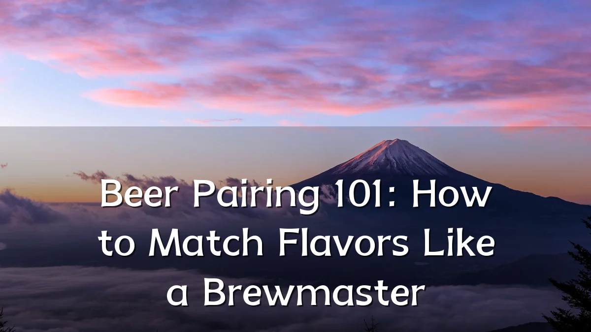 Beer Pairing 101: How to Match Flavors Like a Brewmaster