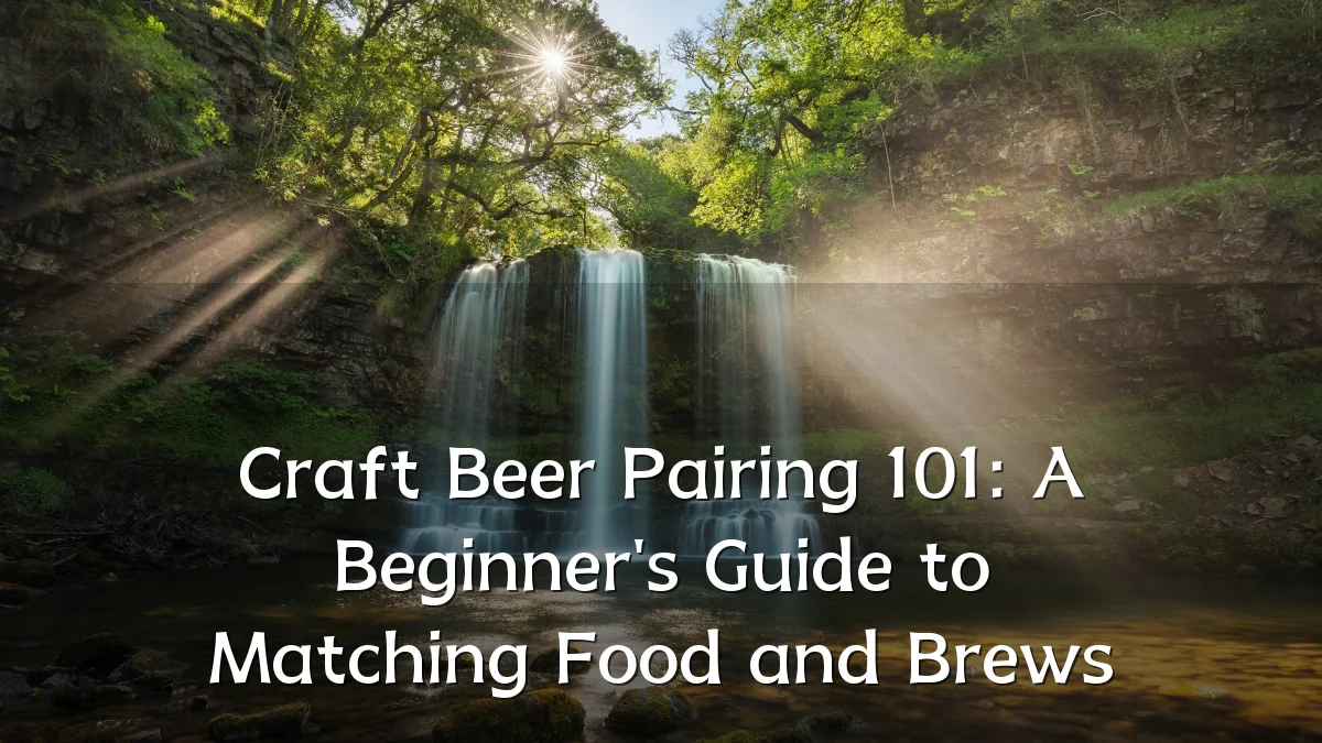 Craft Beer Pairing 101: A Beginner's Guide to Matching Food and Brews