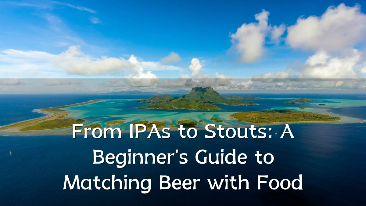 From IPAs to Stouts: A Beginner's Guide to Matching Beer with Food