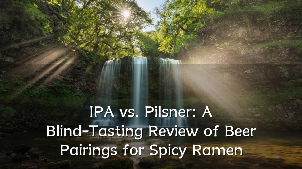 IPA vs. Pilsner: A Blind-Tasting Review of Beer Pairings for Spicy Ramen