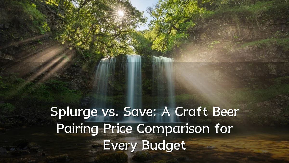Splurge vs. Save: A Craft Beer Pairing Price Comparison for Every Budget