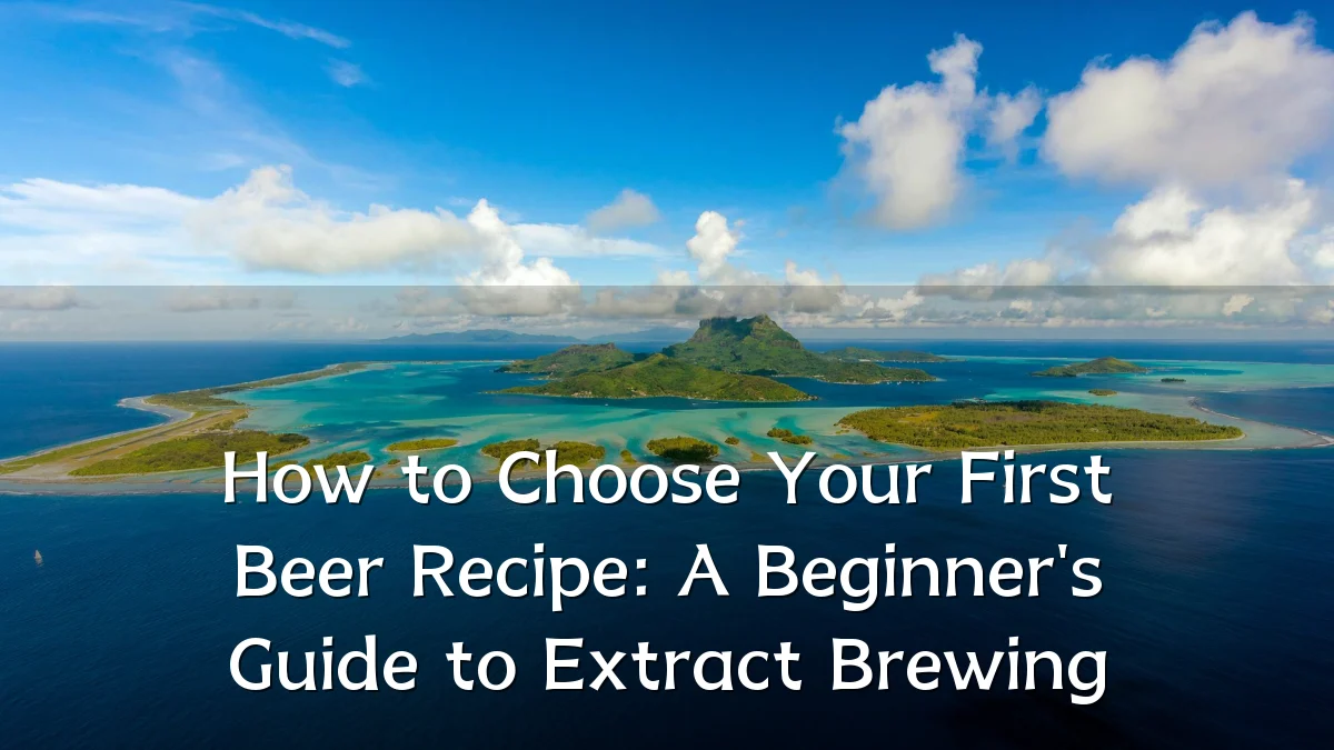 How to Choose Your First Beer Recipe: A Beginner's Guide to Extract Brewing
