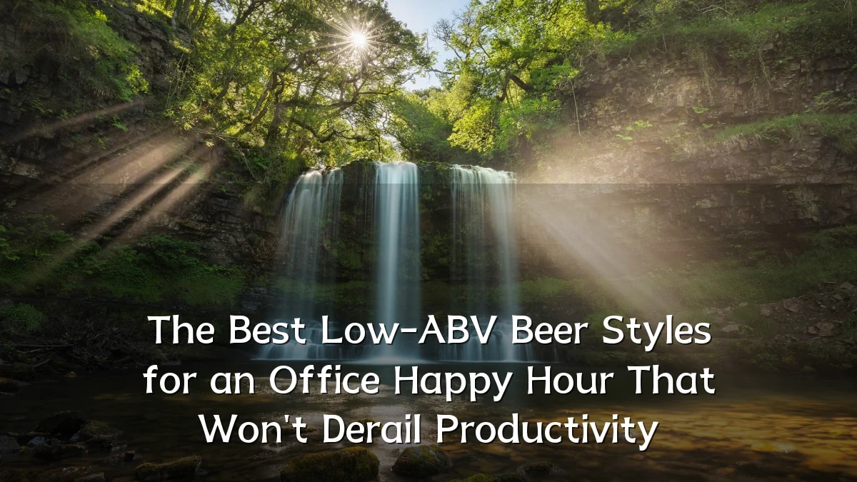 The Best Low-ABV Beer Styles for an Office Happy Hour That Won't Derail Productivity