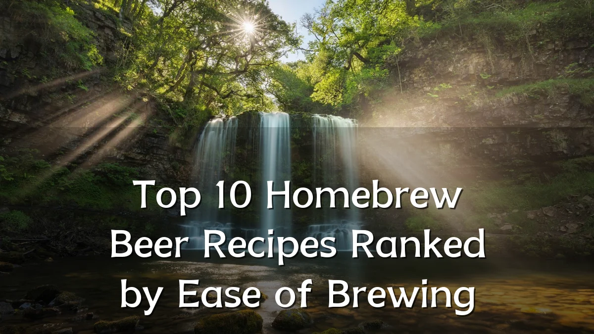 Top 10 Homebrew Beer Recipes Ranked by Ease of Brewing